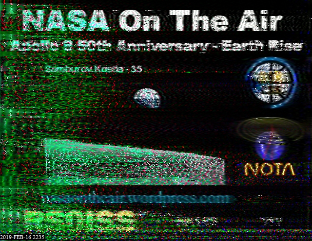 ISS SSTV Image 11
